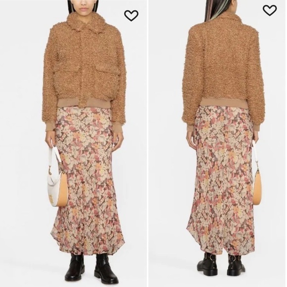 NWT Polo Ralph Lauren High-Pile Curly Fleece Teddy Bomber Jacket size large - Picture 7 of 13